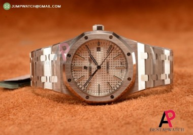 AUDEMARS PIGUET ROYAL OAK 41 MM WHITE SS CLONE AP CALIBRE 3120 AUTO