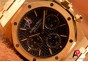 AUDEMARS PIGUET ROYAL OAK CHRONO BLUE DIAL YG SWISS VALJOUX 7750 AUTO