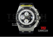 AP17574 - Royal Oak Offshore 44mm JF Black Dial TI LT A7750