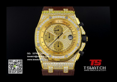 AP17201 - Royal Oak Offshore JF Full YG Diamond LT A7750