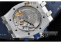 AP10082 - AP Royal Oak Chrono White/Blue Dial SS/LT - Asian 7750 28800bph 12:00sec