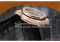 AUDEMARS PIGUET ROYAL ROSE GOLD RUBBER STRAP QUARTZCHRONO..