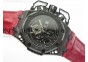 Royal Oak Offshore Survivor DLC Noob 1:1 Best Edition Black Dial On Red Leather Strap(Free Rubber Strap)