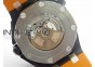 Royal Oak Offshore Diver 15707 Real Ceramic V6 Best Edition on Orange Rubber Strap A3120