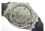 Royal Oak 37mm 15450 Diamond Case JF 11 Best Edition Diamond Dial on Blue Leather Strap A3120