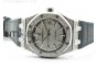 Royal Oak 37mm 15450 Diamond Case JF 11 Best Edition Diamond Dial on Blue Leather Strap A3120