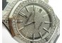 Royal Oak 37mm 15450 Diamond Case JF 11 Best Edition Diamond Dial on Blue Leather Strap A3120