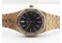 Royal Oak 37mm 15450 RG JF 1:1 Best Edition Black Dial Diamond Bezel on SS Bracelet A3120