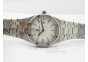 Lady Royal Oak 33mm 67651 SS JF 1:1 Best Edition White Textured Dial Diamond Bezel on SS Bracelet RONDA Quartz