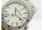 Lady Royal Oak 33mm 67651 SS JF 1:1 Best Edition White Textured Dial Diamond Bezel on SS Bracelet RONDA Quartz