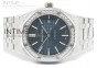 Royal Oak 41mm 15400 11 TF Best Edition Blue Dial Diamond Bezel on SS Bracelet MIYOTA 9015