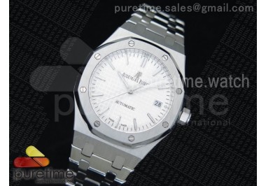 Royal Oak 37mm 15450 SS Silver Dial on SS Bracelet A3120