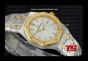 AP18874 - Royal Oak 33mm JHF White Dial YG TT Diamond RONDA Quartz